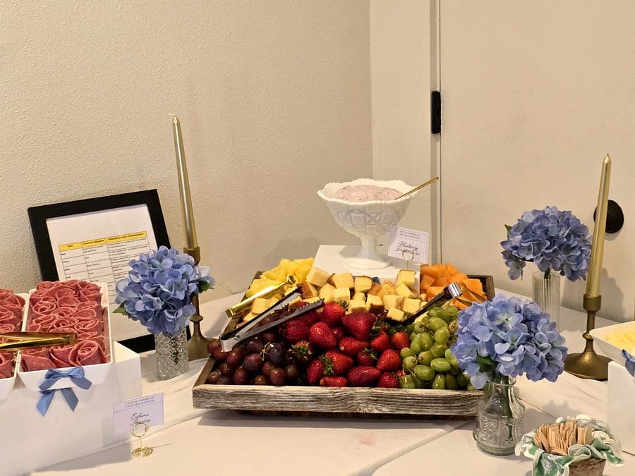 Spicy Sisters Sweets wedding catering spread Orlando FL